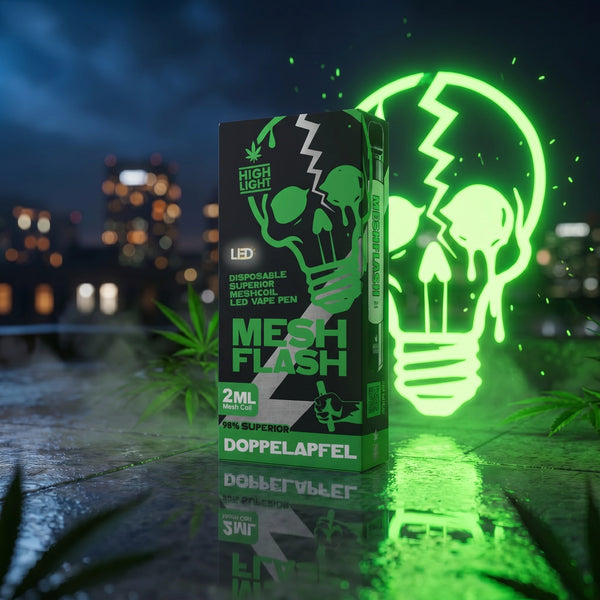 H2 Superior Vape Doppelapfel 2 ml: Einweg-Vape von Mesh-Flash