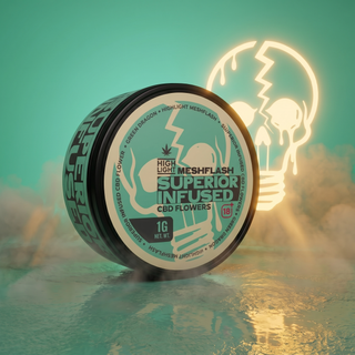 Meshflash Premium Infused CBD Blüte - Green Dragon 1g