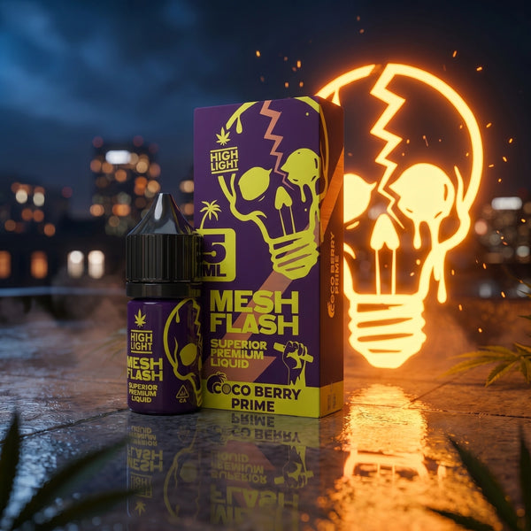 Meshflash Superior Liquid Coco Berry Prime 5 ml Refill-Flasche