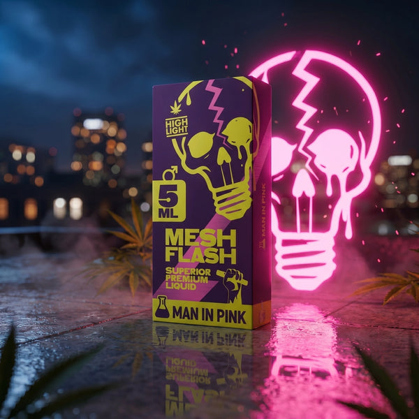Meshflash Superior Liquid Man in Pink 5 ml Refill-Flasche